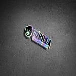 Gorilla Logo Holographic Sticker